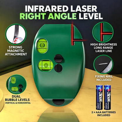 🔥New-90° Red & Green Self-Leveling Laser Level for Construction