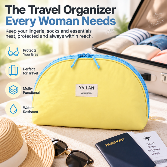 🥰🔥LAST DAY 49% OFF -✨ Travel Lingerie Organizer Bag – Keep Bras, Panties & Socks Neatly Organized Anywhere