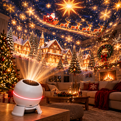 🌟🎄 Magical Christmas Projection Night Light – Transform Any Room Into A Holiday Wonderland