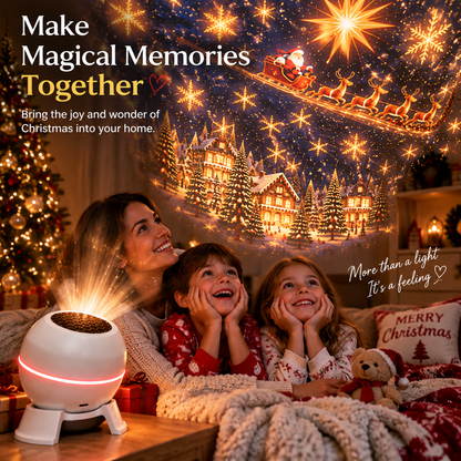 🎄 Turn Any Room Into a Christmas Wonderland – Holiday Projection Night Light