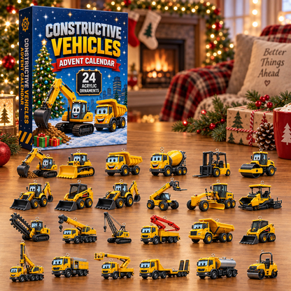 CHRISTMAS KICKOFF 49% OFF - Constructive Vehicles Advent Calendar 2026