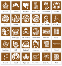 ✨ 30 Stencil Cards Only (No Camera)