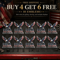 【FREE SHIPPING】 BUY 4 GET 6 FREE – 10 Emblems