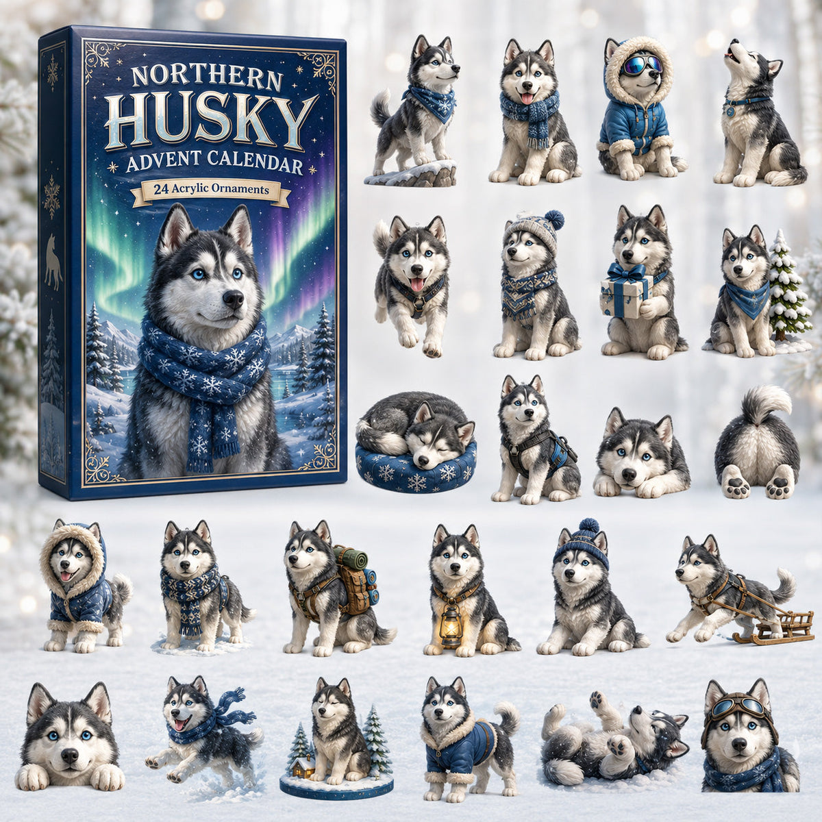 🎁Northern Husky Advent Calendar 2026 - 24-Day Festive Countdown