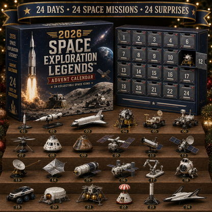 🎉2026 Space Exploration Legends Advent Calendar – 24 Days of Space Missions, 24 Collectible Surprises