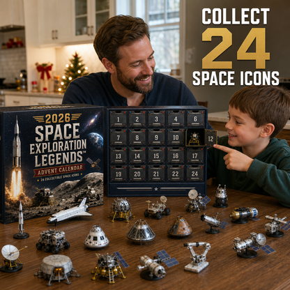 🎉2026 Space Exploration Legends Advent Calendar – 24 Days of Space Missions, 24 Collectible Surprises