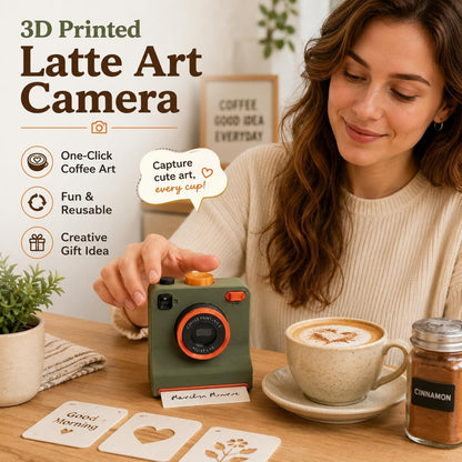 📸☕ 50% OFF Smart Latte Art Maker Camera Tool 🔥 Create Beautiful Coffee Designs At Home