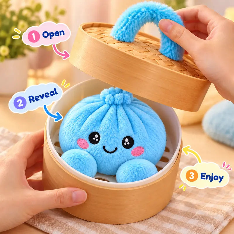❤️ Cute Dumpling Plush Squishy – Soft & Adorable Gift