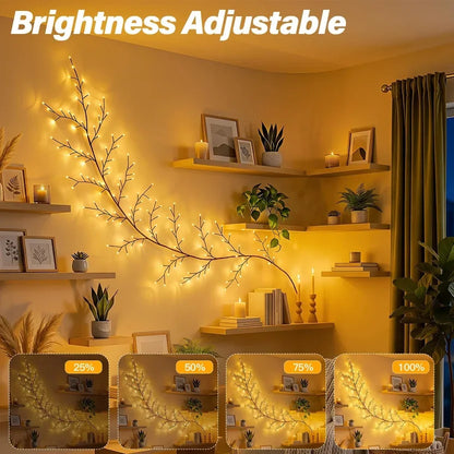 🎁Lighted Willow Vine Branch Wall Lamp With Remote Control