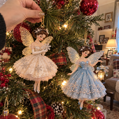 🪻💫Vintage Fairy Christmas Ornaments