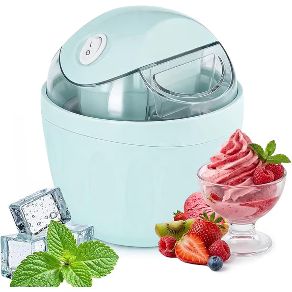 🍦Mini Personal Ice Cream Maker – One-Touch Homemade Frozen Dessert Maker