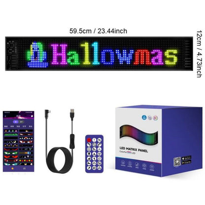 ⚡New Smart LED Pixel Car Display — App-Controlled Custom Text, Colors & Animations