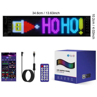 ⚡New Smart LED Pixel Car Display — App-Controlled Custom Text, Colors & Animations