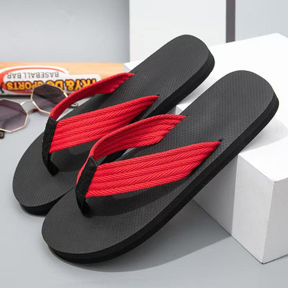 Fun footprint flip-flops, unisex summer beach sandals