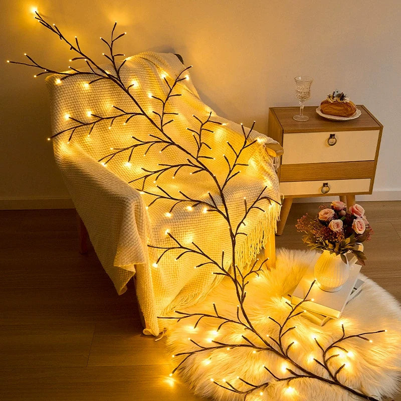 🎁Lighted Willow Vine Branch Wall Lamp With Remote Control