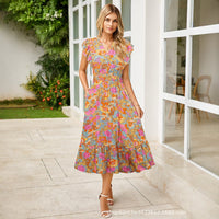 Blue Pink Floral