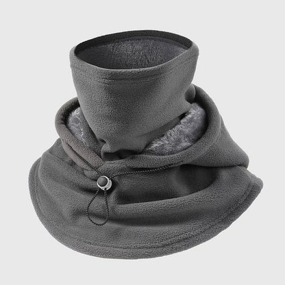 🔥🎁3-in-1 Winter Fleece Balaclava Hood With Adjustable Drawstring