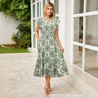Green Damask