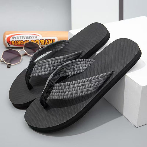 Fun footprint flip-flops, unisex summer beach sandals