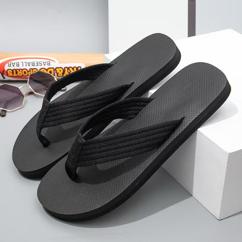 Fun footprint flip-flops, unisex summer beach sandals