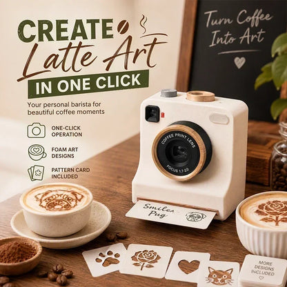 📸☕ 50% OFF Smart Latte Art Maker Camera Tool 🔥 Create Beautiful Coffee Designs At Home