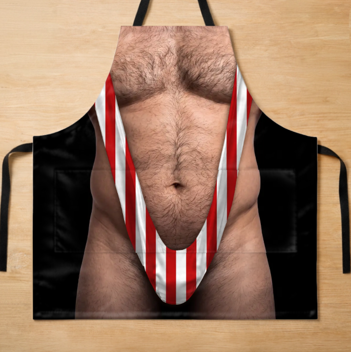 ⚡Personalized Apron (with Pockets) – A Gift for Men – King of BBQ