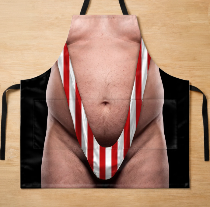 ⚡Personalized Apron (with Pockets) – A Gift for Men – King of BBQ