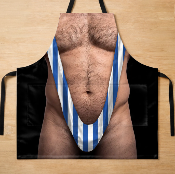 ⚡Personalized Apron (with Pockets) – A Gift for Men – King of BBQ