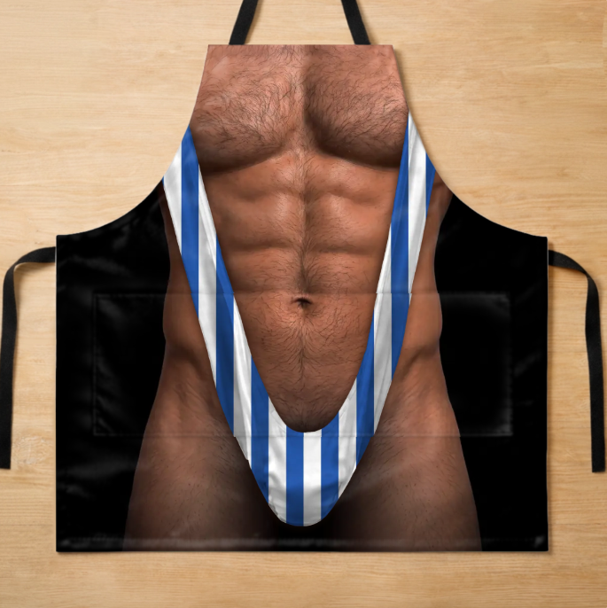 ⚡Personalized Apron (with Pockets) – A Gift for Men – King of BBQ