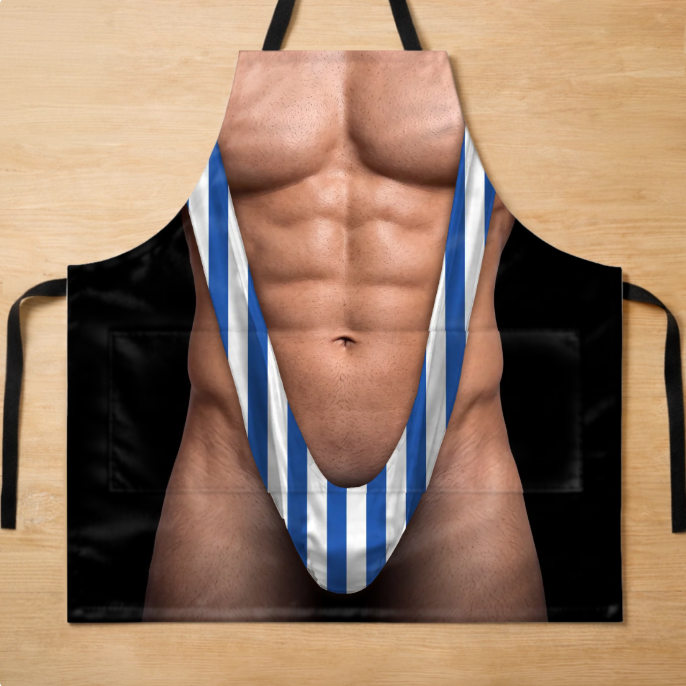 ⚡Personalized Apron (with Pockets) – A Gift for Men – King of BBQ