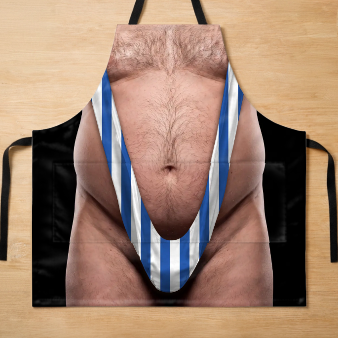⚡Personalized Apron (with Pockets) – A Gift for Men – King of BBQ