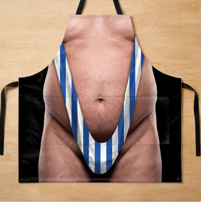 ⚡Personalized Apron (with Pockets) – A Gift for Men – King of BBQ