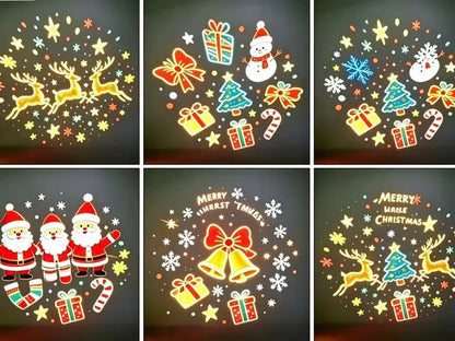 🎄2026 New USB Plug-In Christmas Projector Night Light✨