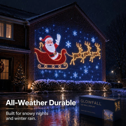 🎅🏠Christmas LED House Net & Smart Outdoor Wall Curtain Light✨