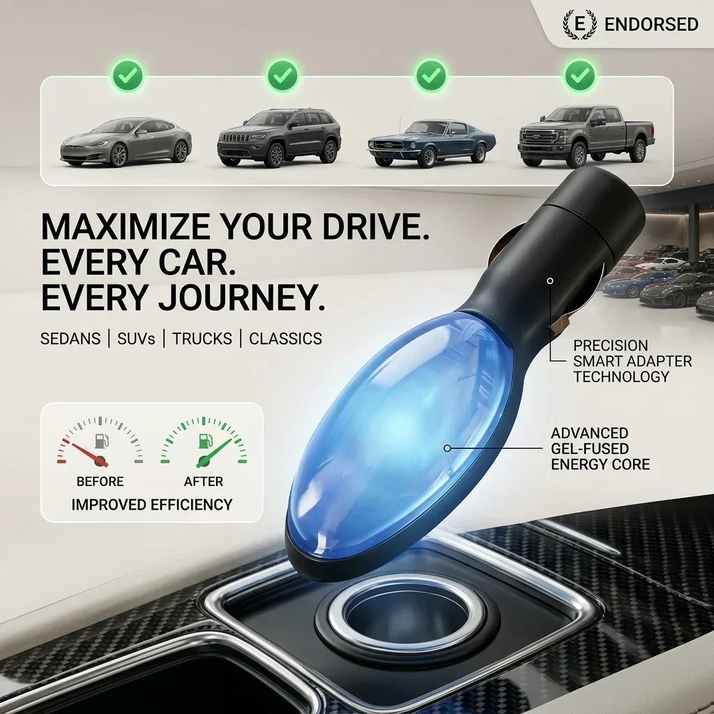 🔥🚗 2026 New Upgrade FuelShark Device – Automotive Gas Saver for Cars & Trucks, Spill Saver