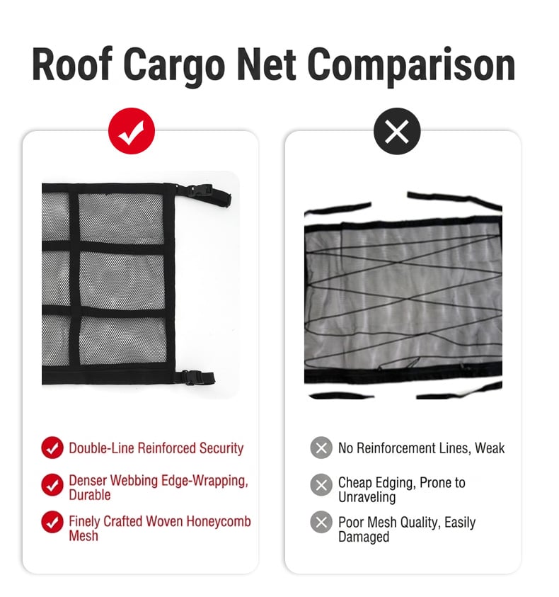 💕🚗NEW-Car Ceiling Storage Net Pocket