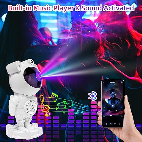 Astronaut galaxy star projector