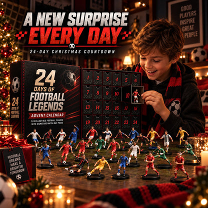 ✨🏆24 Days of Football Legends Advent Calendar | 24 Collectible Player Figures