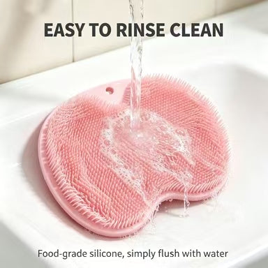 Exfoliating Silicone Shower Scrubber for Feet & Back