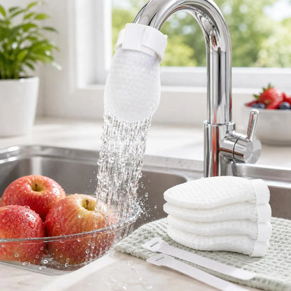 🔥 Cotton Faucet Filter Bags – Sediment & Splash Filter