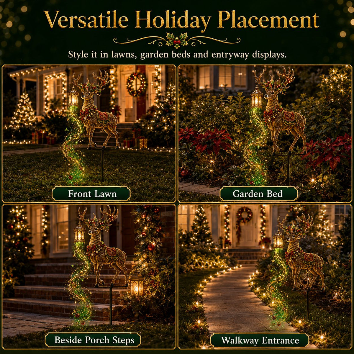 🔥🎅New Arrivals - LED Christmas Tree Lawn Stake, Festive Garden Holiday Decor