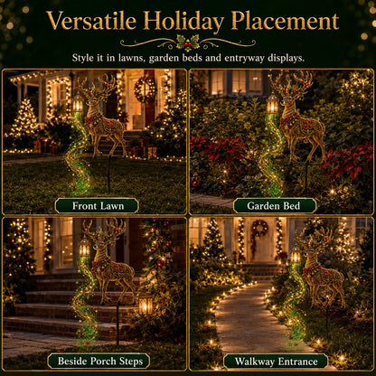 🔥🎅New Arrivals - LED Christmas Tree Lawn Stake, Festive Garden Holiday Decor