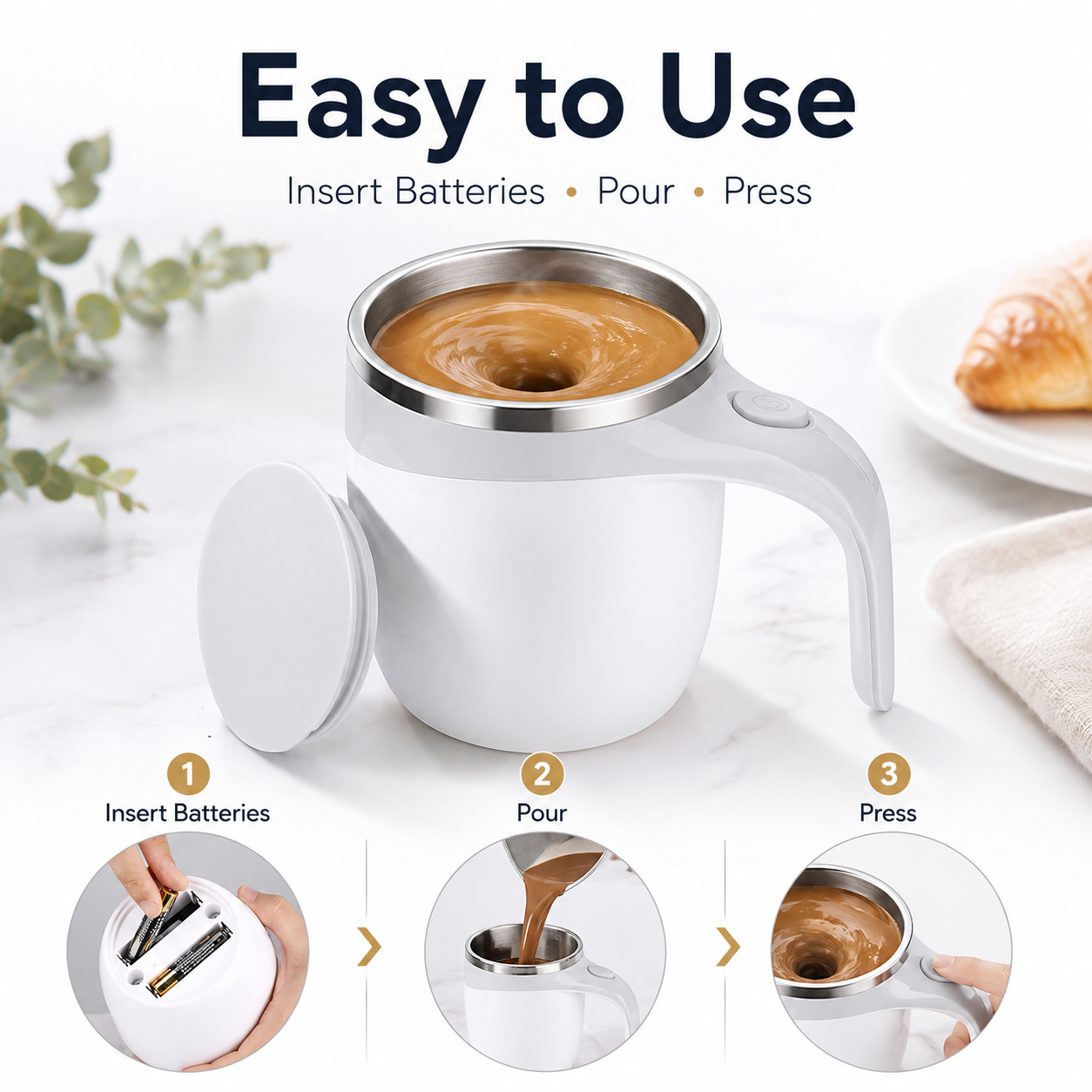 ☕Automatic Magnetic Stirring Coffee Mug