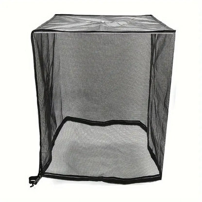 🍃Heavy-Duty Mesh AC Cover – All-Season Outdoor Protection