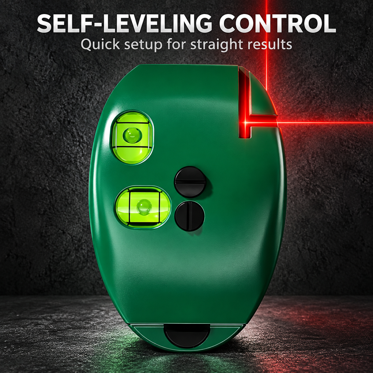 🔧 90° Self-Leveling Laser Alignment Tool – Portable Precision Level