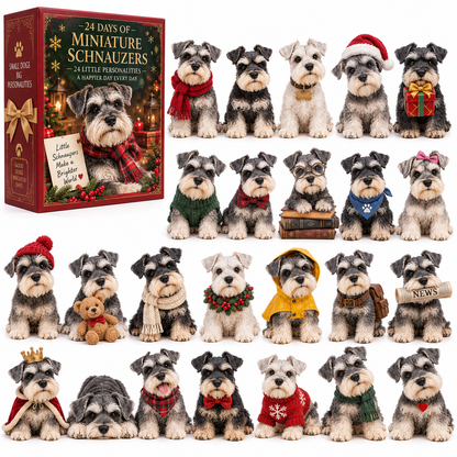🔥24 Days of Schnauzer Love – A Little Bearded Friend Every Day🔥