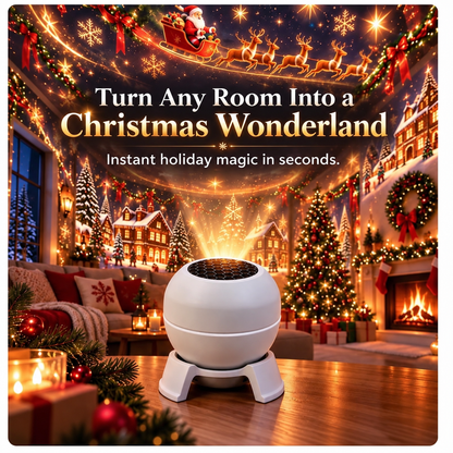 🔥Turn Any Room Into a Christmas Wonderland – Holiday Projection Night Light❄️