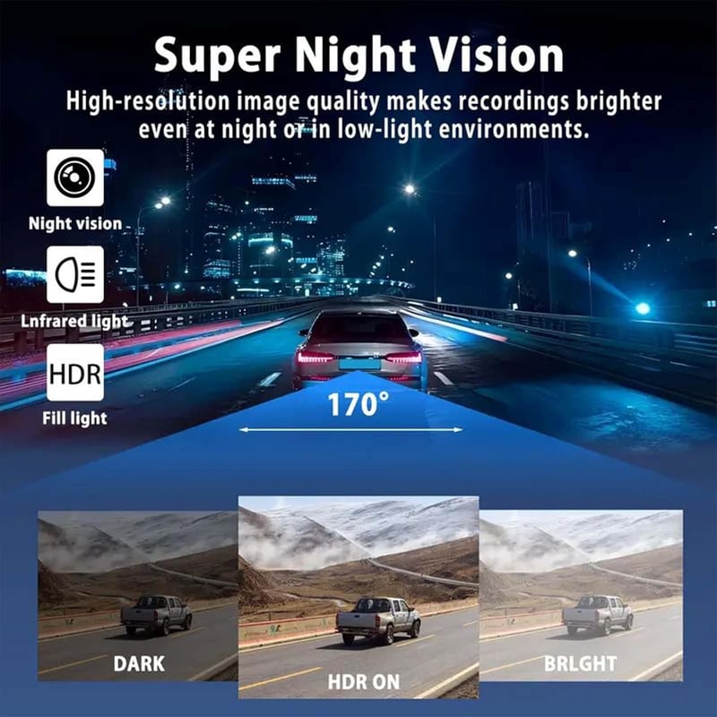 ⚡Flash Sale🔥 50K+ SOLD! Almost Gone - Full View Car Dashcam System