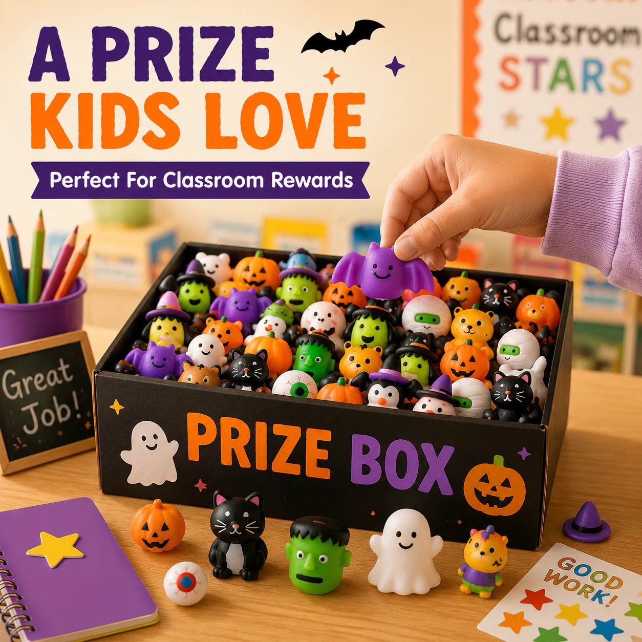 🎃🥳 30PCS Halloween Mochi Squishy Toys
