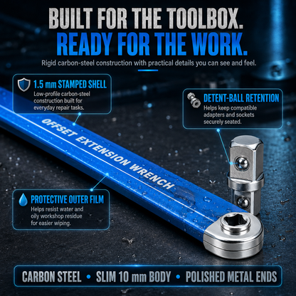 ⚡3/8' Offset Extension Wrench Set – Reach Tight Bolts Without Removing Parts